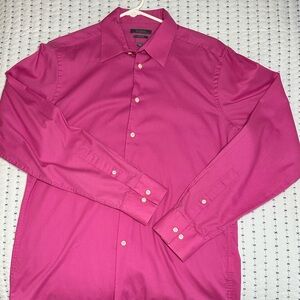 Men’s Pink Raspberry Dress Shirt